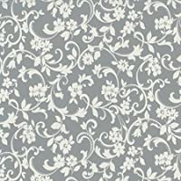 Fablon Fine Décor Rollo de plástico Adhesivo (45 cm x 200 cm)- diseño de Flores